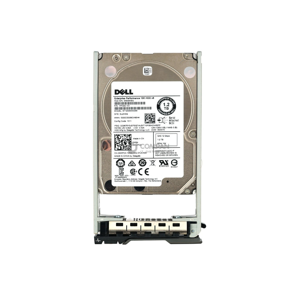 WXPCX DELL HDD 1.2TB 10K SAS 12G 2.5" SFF HOT-SWAP