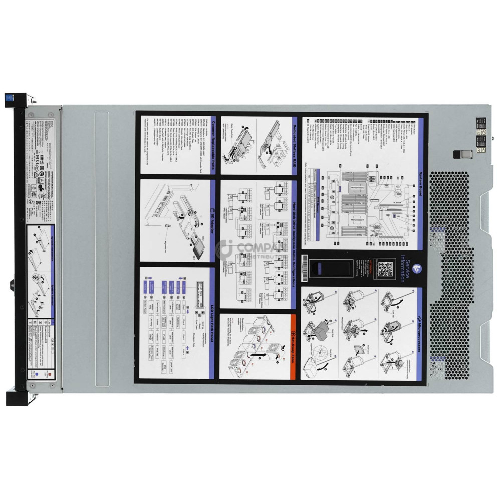 X3650 M5-24SFF LENOVO X3650 M5 2X INTEL XEON E5-2680 V4 @2.4GHZ RAM 512GB 8X64GB