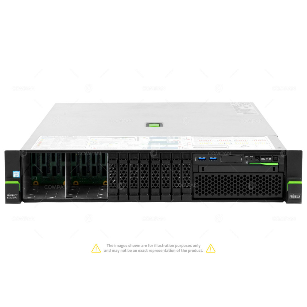 RX2540 M2-8SFF FUJITSU PRIMERGY RX2540 M2 2X INTEL XEON E5-2667 V4 @ 3.20GHZ RAM 256GB(8X 32GB  DDR4  8X 2400MHZ ) 3X 480GB(3X SATA 3X SSD )  K1566-V401-4338