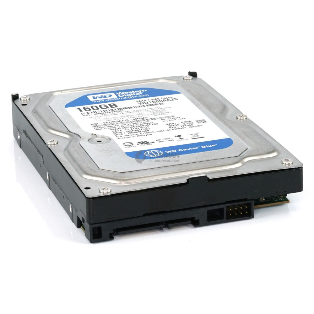 WD1600AAJS WD HARD DRIVE 160GB 7.2K 6G SATA 3.5 LFF
