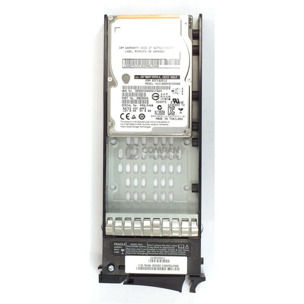 00L4520 IBM HDD 450GB 10K SAS 6G 2.5" SFF HOT-SWAP FOR STORWIZE V7000