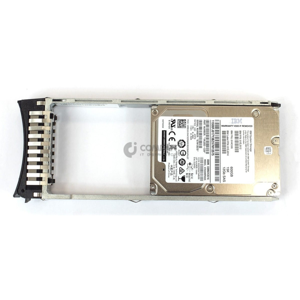 01AC595 IBM HDD 600GB 15K SAS 12G 2.5"  HOT-SWAP FOR STORWIZE V5000 G2