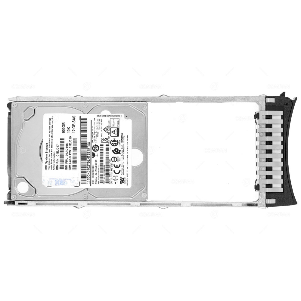 01AC596 IBM HDD 900GB 10K SAS 12G 2.5" SFF HOT-SWAP FOR V5000 G2