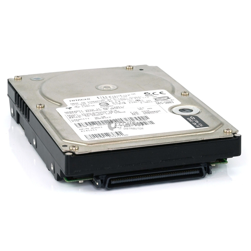 0U621 DELL HARD DRIVE 36GB 10K 3.5 U320 SCSI 80PIN