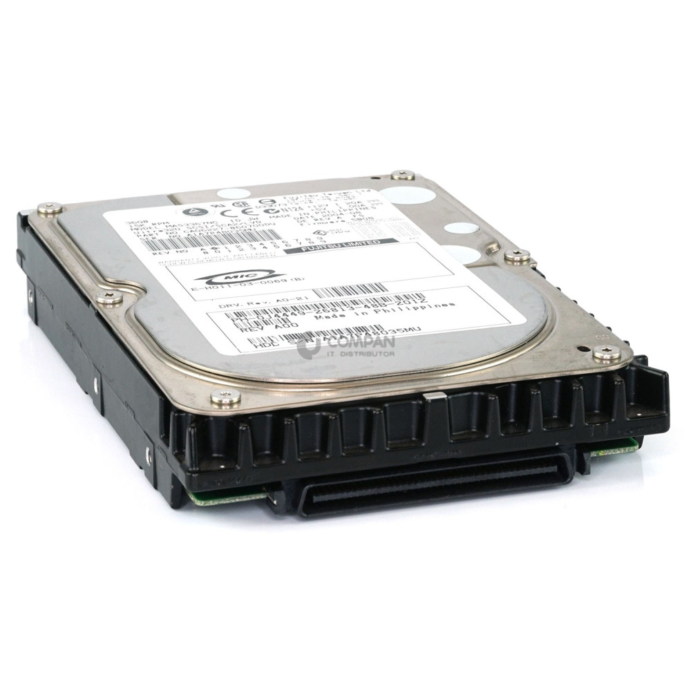 J4449 DELL HARD DRIVE 36GB 15K 3.5 U320 SCSI 80PIN