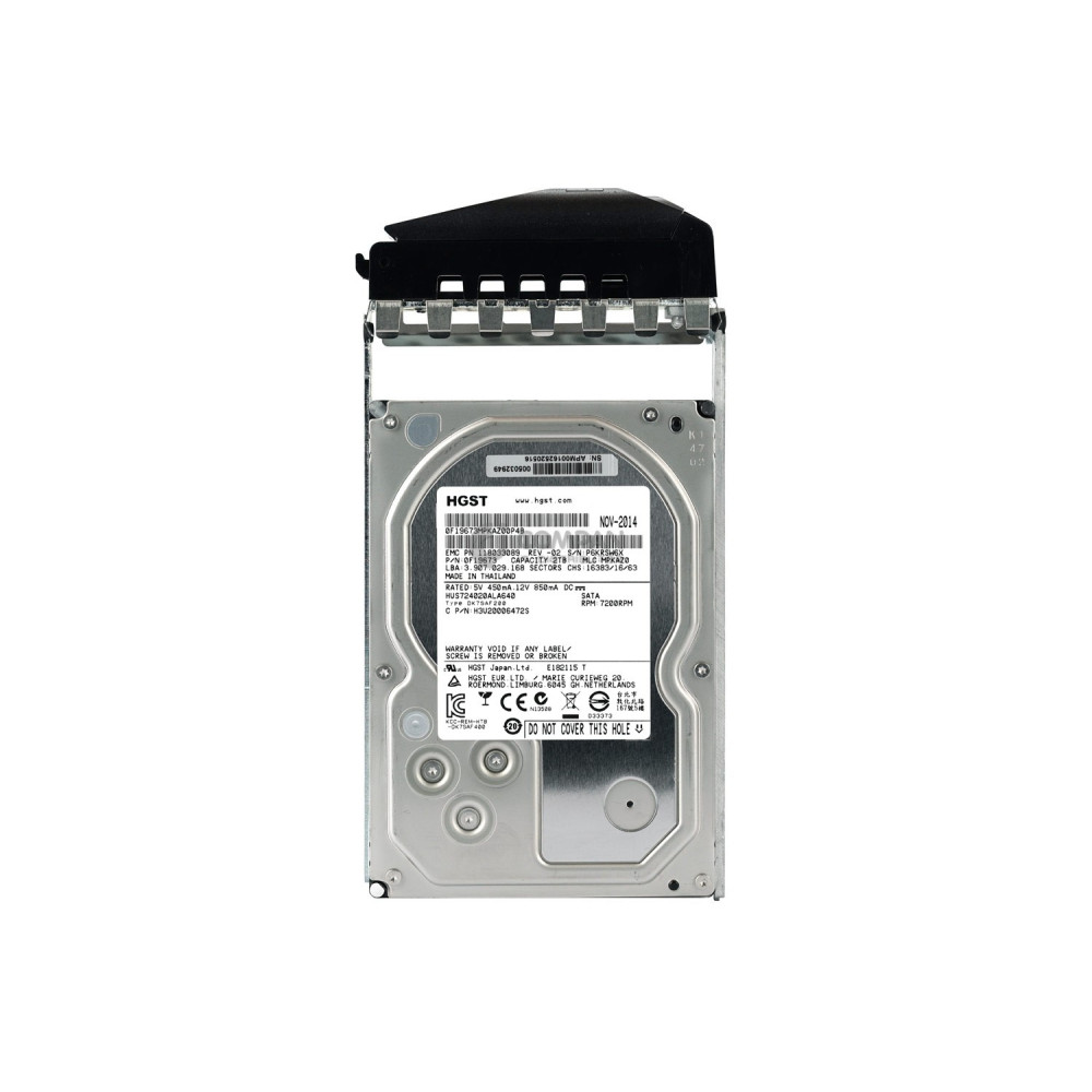 118033089-02 EMC 2TB 7.2K 6G SATA 3.5 LFF FOR DD620