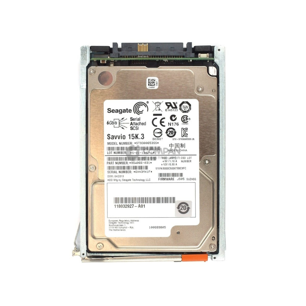 005050604 EMC HDD 300GB 15K SAS 6G 2.5" SFF HOT-SWAP FOR VNX STORAGE
