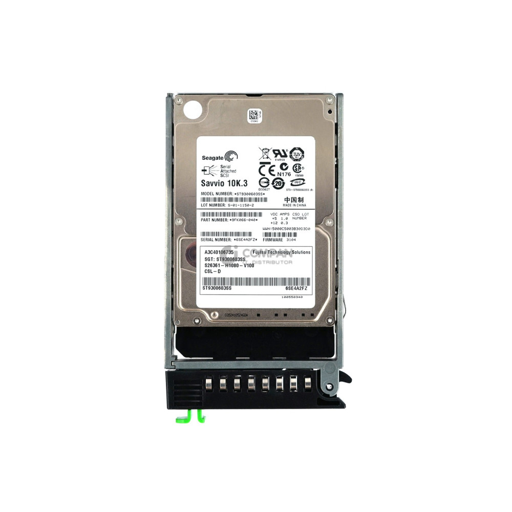 A3C40106735 FUJITSU HDD 300GB 10K SAS 6G 2.5" SFF