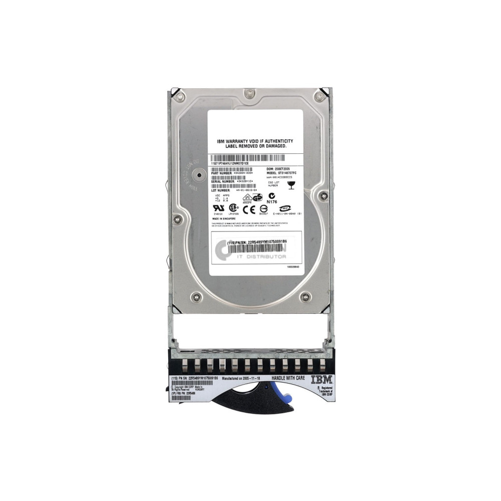22R5489 IBM 146GB 10K FATA 2G 3.5" LFF HOT-SWAP