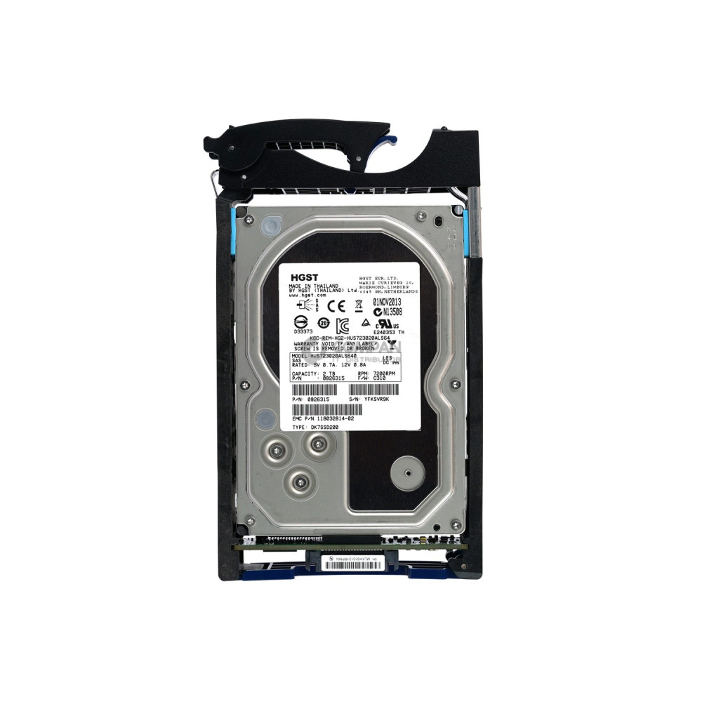 005049816 EMC HDD 2TB 7.2K NL-SAS 6G 3.5" LFF HOT-SWAP FOR EMC VMAX