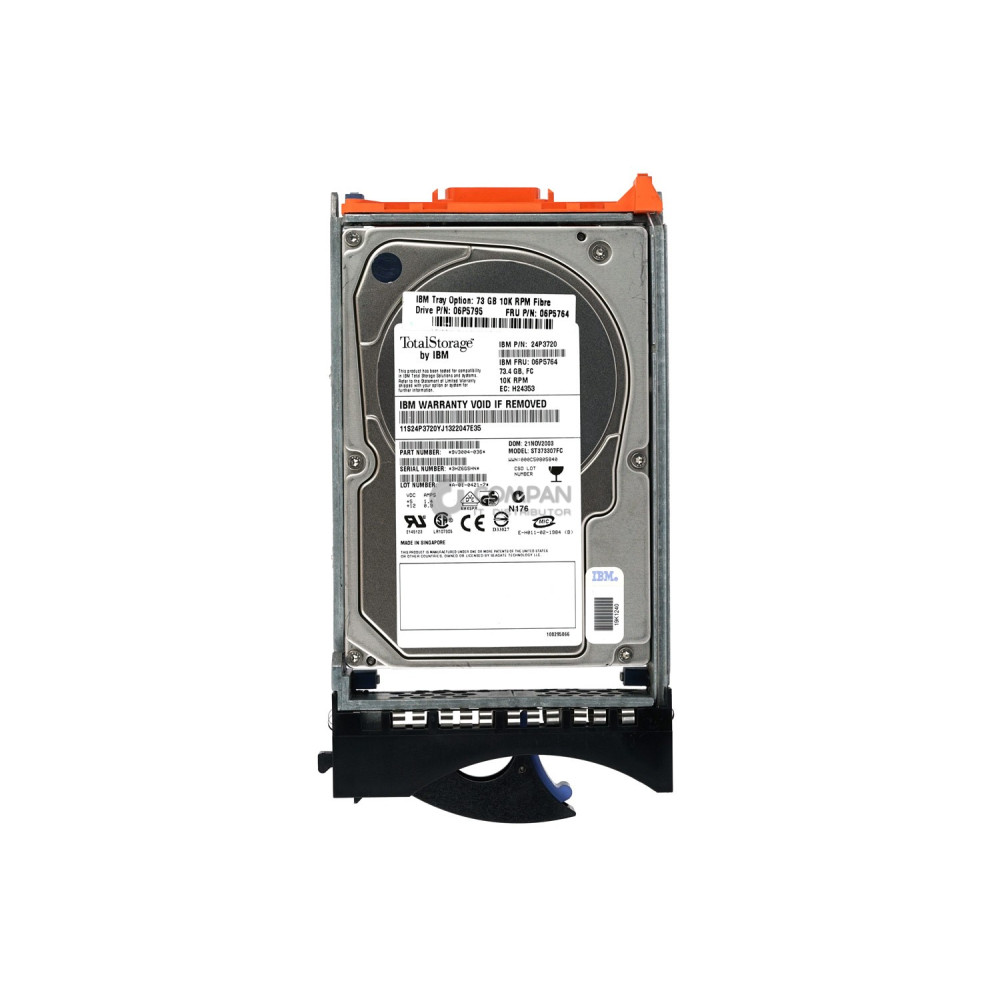 06P5764 IBM HDD 73.4GB 10K FATA 2G 3.5" LFF HOT-SWAP