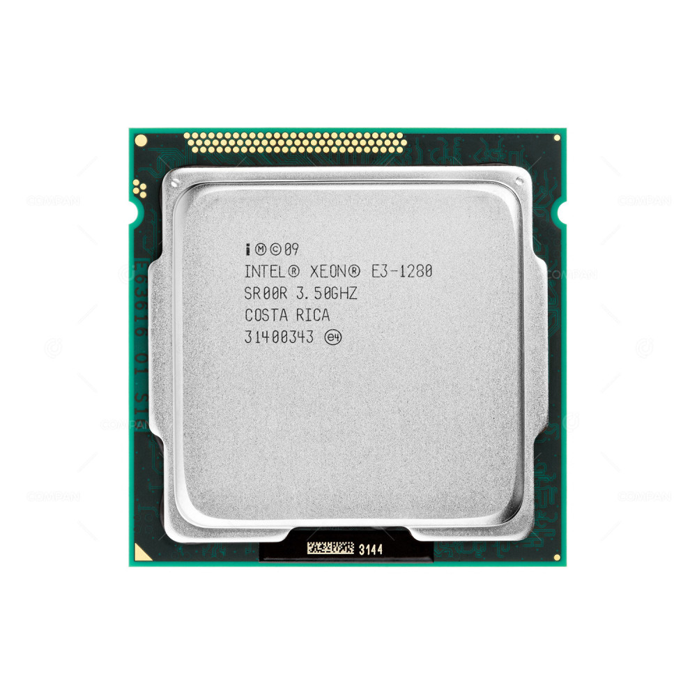 SR00R  INTEL XEON E3-1280 4 CORE 3.50GHZ 8MB LGA 1155 95W L3 CACHE