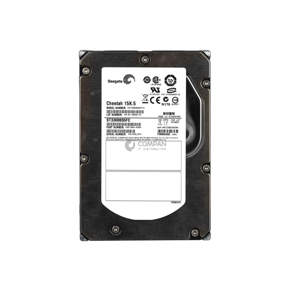ST3300655FC SEAGATE HARD DRIVE  300GB 15K 2/4GB 3.5