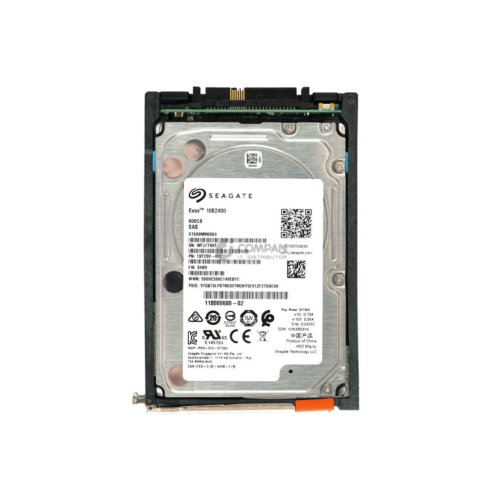 005052957 EMC HDD 600GB 10K SAS 6G 2.5" SFF HOT-SWAP FOR EMC VNX