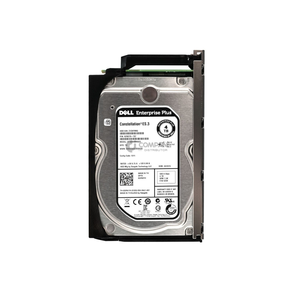 DRMYH-CML DELL HDD 4TB 7.2K NL-SAS 6G 3.5" LFF HOT-SWAP FOR COMPELLENT