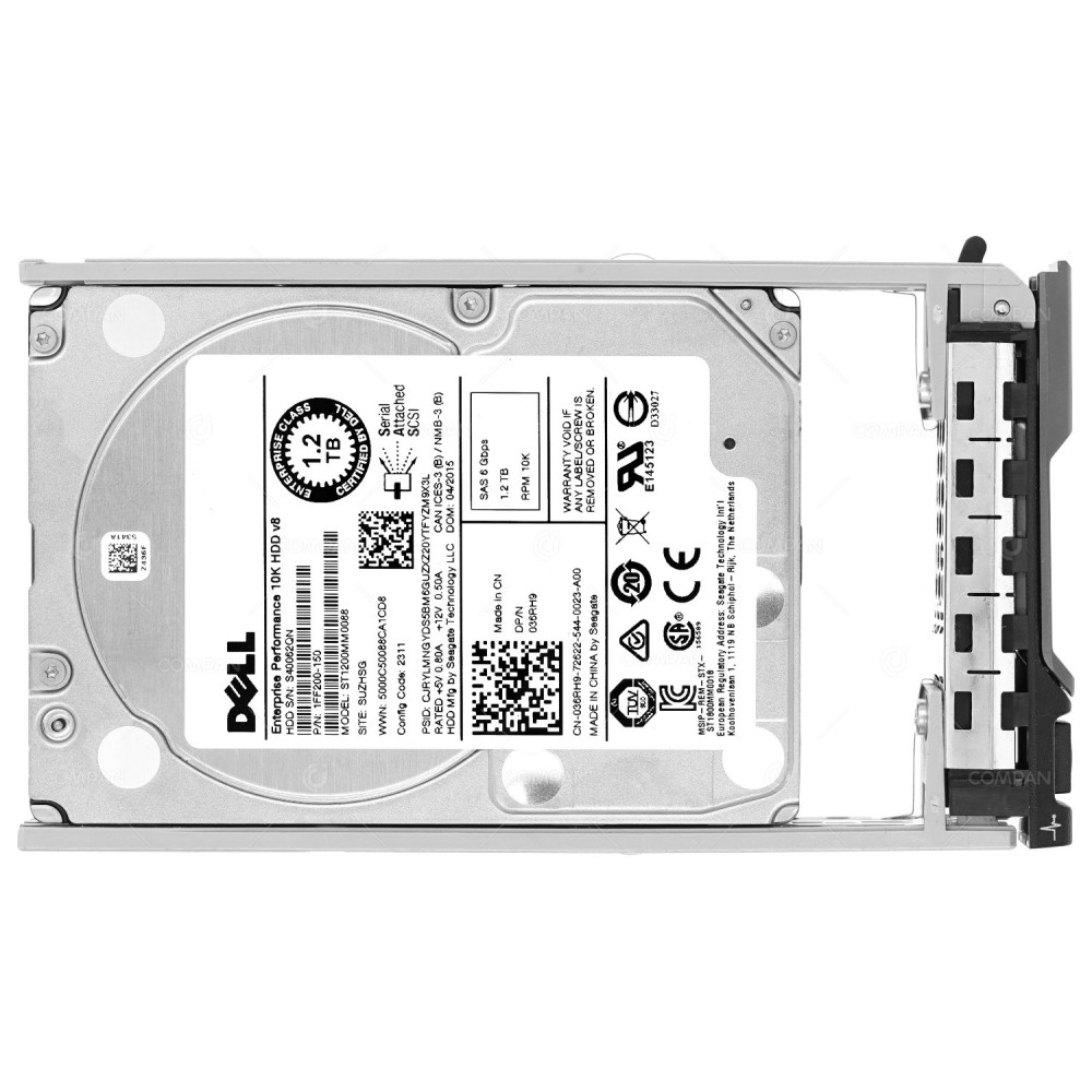 36RH9 DELL HDD 1.2TB 10K SAS 6G 2.5" SFF HOT-SWAP