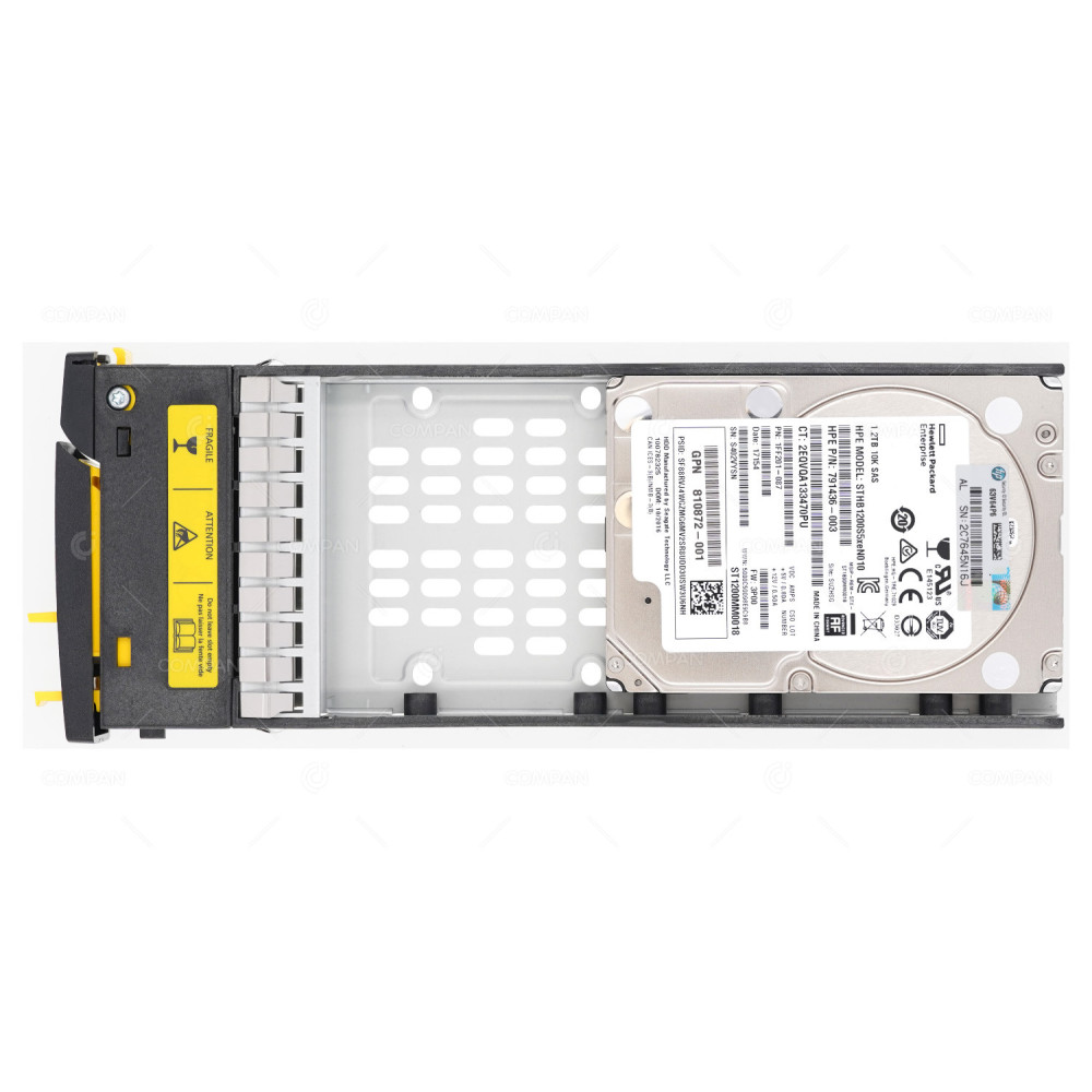 840459-001 HPE HDD 1.2TB 10K SAS 12G 2.5" SFF HOT-SWAP STORESERV 8000