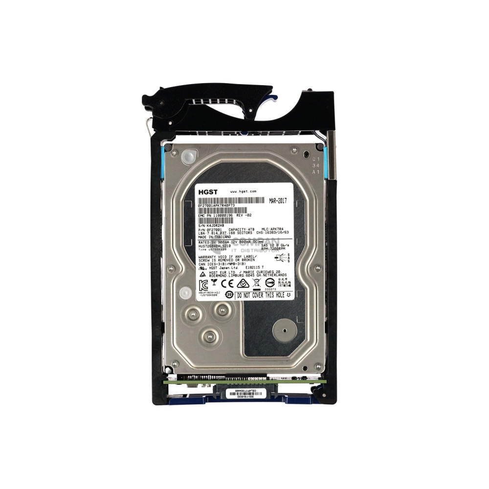 005051834 EMC HDD 3TB 7.2K SAS 6G 3.5" LFF