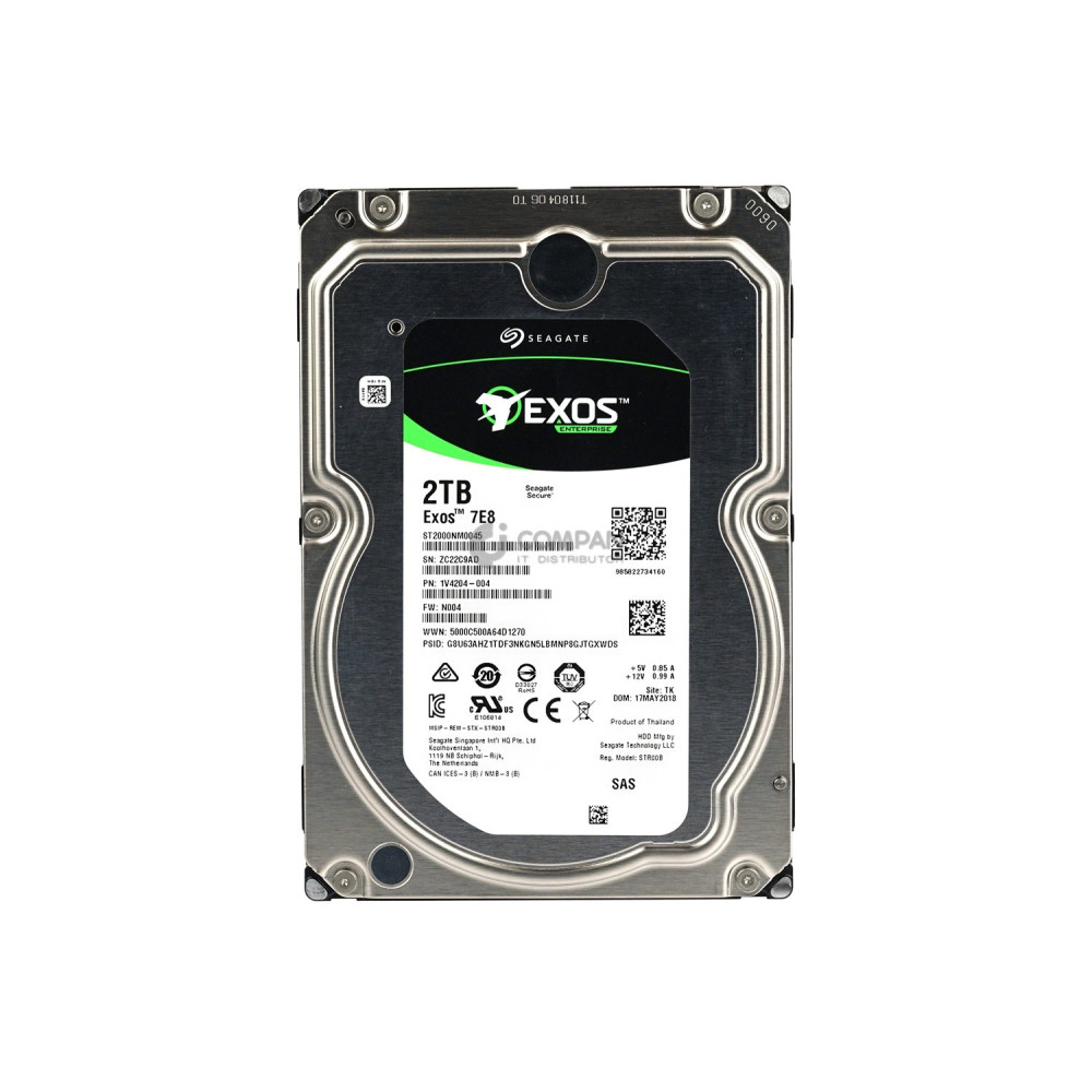 ST2000NM0045 SEAGATE HDD 2TB 7.2K SAS 12G 3.5" LFF