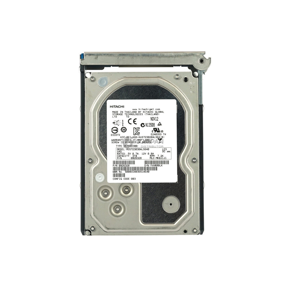 3285134-B HITACHI HDD 3TB 7.2K SAS 6G 3.5" LFF HOT-SWAP