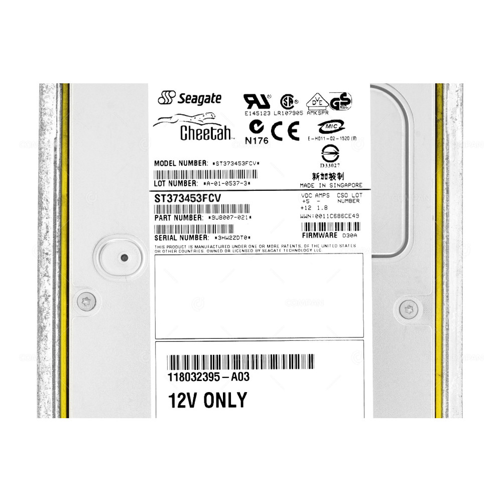 005048290 EMC HDD 73GB 15K FATA 2G 3.5" LFF FOR EMC CLARIION CX200 CX700