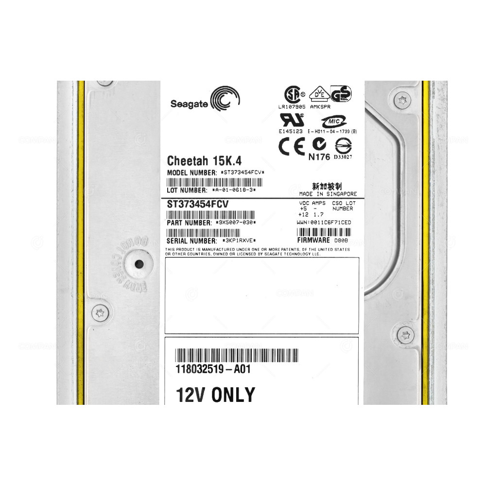 005048600 EMC HDD 73GB 15K FATA 4G 3.5" LFF HOT-SWAP FOR EMC CX SERIES