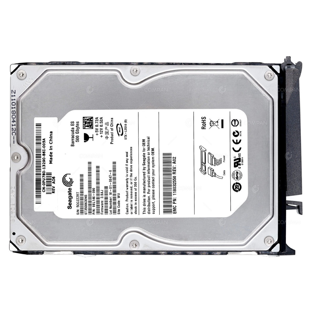 005048718 EMC HDD 500GB 7.2K SATA II 3.5" LFF HOT-SWAP