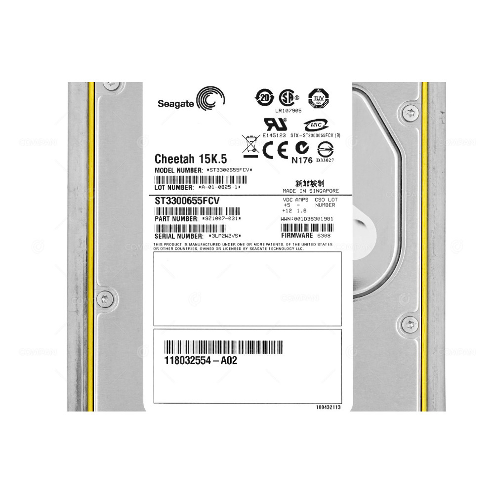 005048731 EMC HDD 300GB  15K FATA 2/4GB 3.5" LFF HOT-SWAP