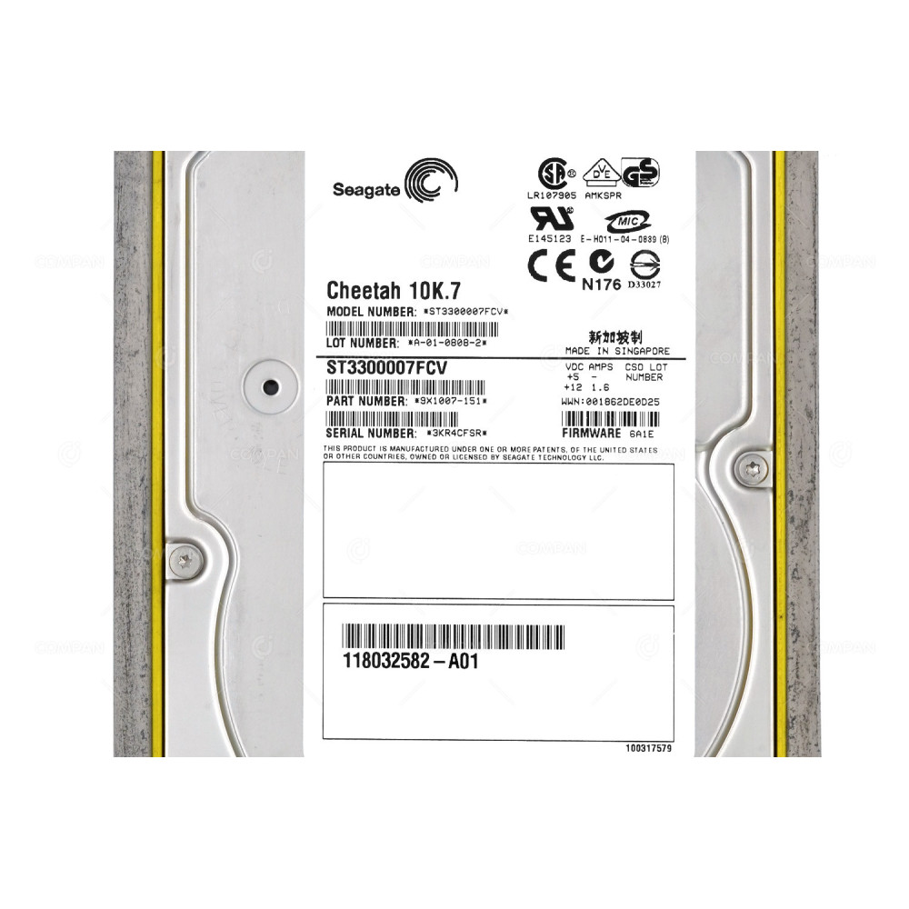 005048808 EMC HDD 300GB 10K FATA 2G 3.5" LFF HOT-SWAP