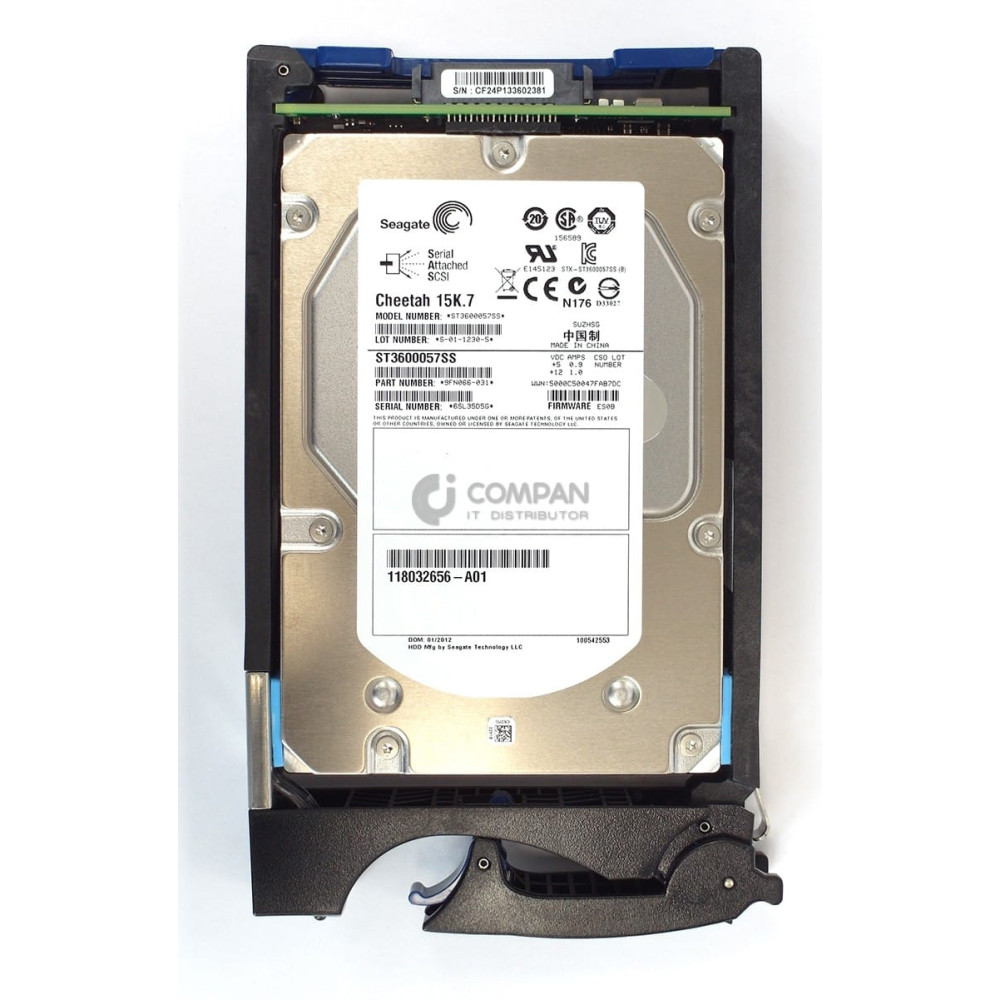 005049272 EMC 600GB 15K 6G 3.5 SAS LFF HOT-SWAP FOR VNX5300