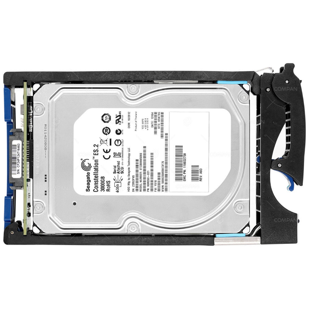 005049278 EMC HDD 3TB 7.2K SAS 6G 3.5" LFF HOT-SWAP FOR EMC VNX5300