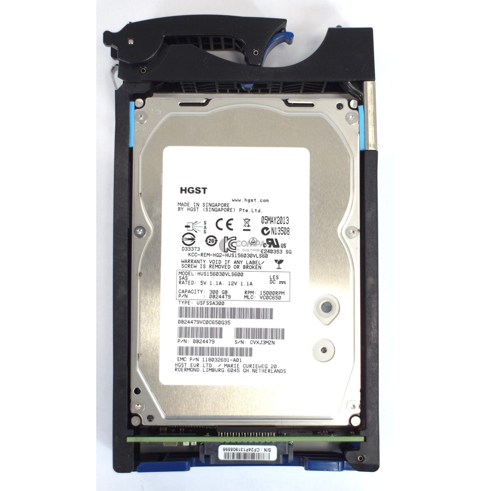 005049671 EMC HDD 300GB 15K SAS 6G 3.5" LFF HOT-SWAP FOR VNX 5100 5300