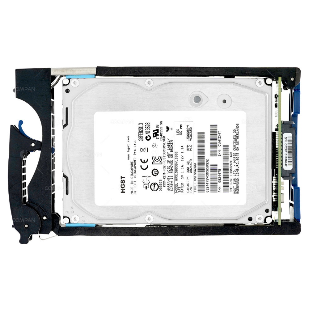 005049673 EMC HDD 300GB 15K SAS 6G 3.5" LFF HOT-SWAP FOR VNX 5100,5300