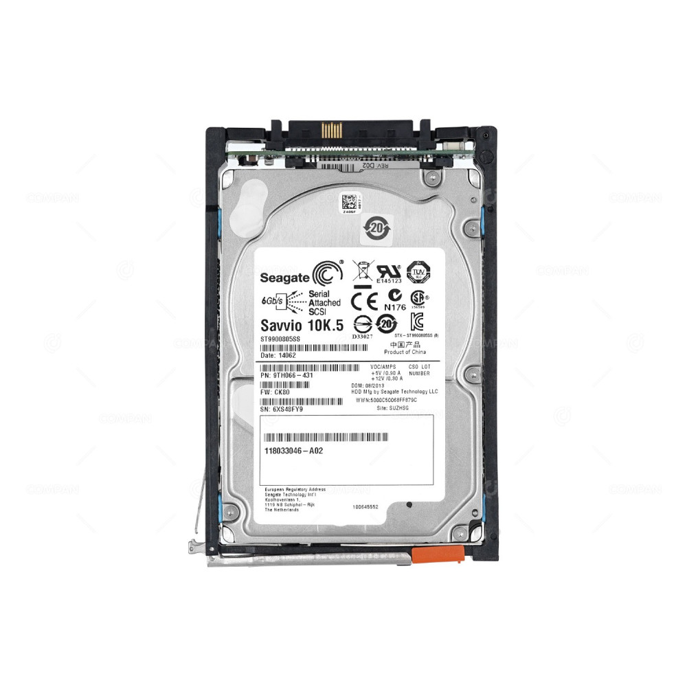 005049925 EMC HDD 900GB 10K SAS 6G 2.5" SFF HOT-SWAP FOR EMC VNX