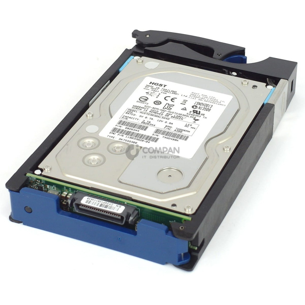 005050331 EMC HDD 3TB 7.2K 6G SAS 3.5" LFF HOT-SWAP FOR VNX STORAGE