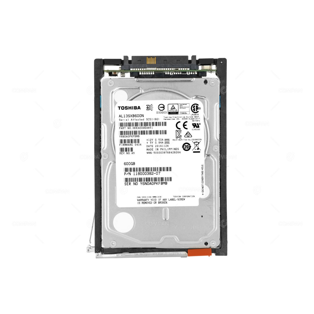 005050846 EMC HDD 600GB 15K SAS 6G 2.5" SFF HOT-SWAP