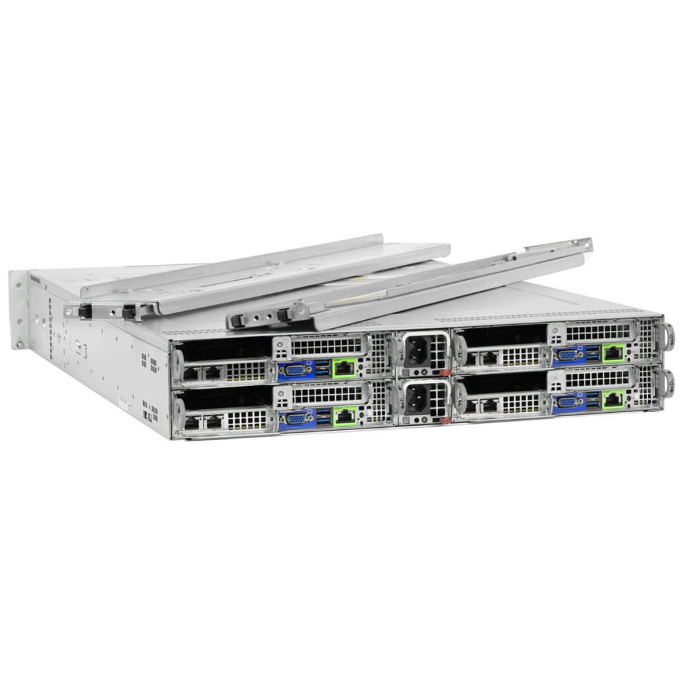 SUPERMICRO AS-2123BT-HTR 24SFF 4 NODE SERVER 8x EPYC 7451 256GB RAM