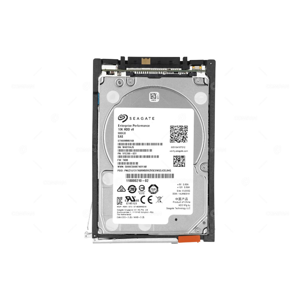 005051957 EMC HDD 900GB 10K SAS 6G 2.5" SFF HOT-SWAP FOR EMC VNX