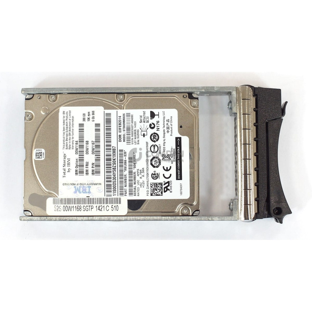 00W1168 IBM 300GB 10K 6G SAS 2.5 SFF HOT-SWAP FOR DS3524