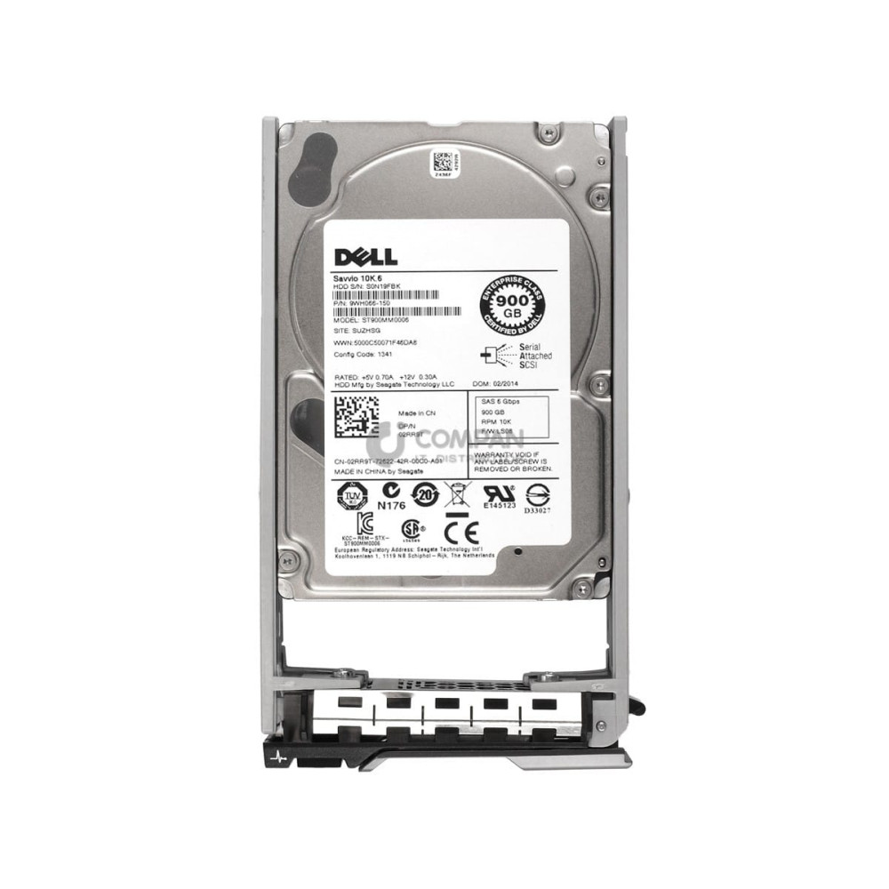 2RR9T DELL HDD 900GB 10K SAS 6G 2.5" SFF HOT-SWAP