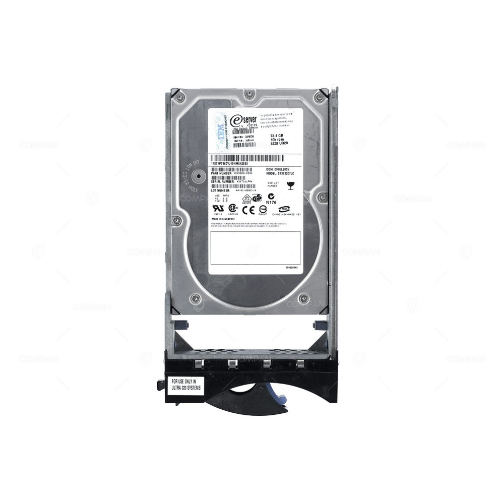 32P0730 IBM HDD 73GB 10K U320 SCSI 3.5" LFF HOT-SWAP