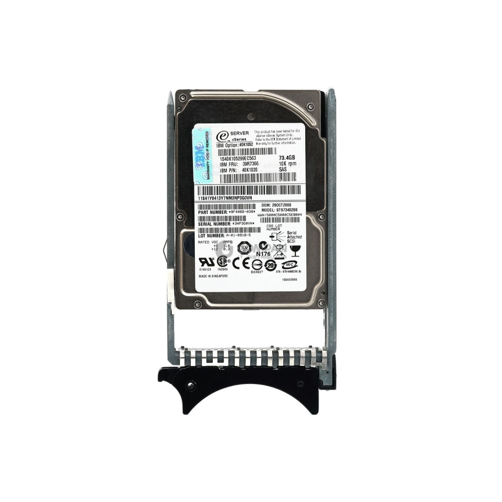 39R7366 IBM HDD 73GB 10K SAS 3G 2.5" SFF HOT-SWAP
