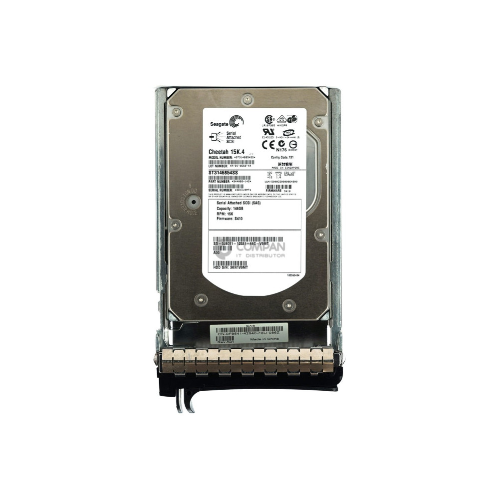 J8091 DELL HDD 146GB 15K SAS 3G 3.5" LFF HOT-SWAP