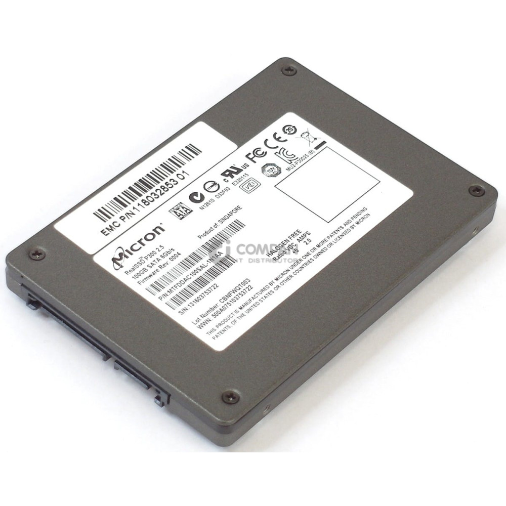 MTFDDAC100SAL-1N1AA MICRON SSD 100GB SATA 6G 2.5" SFF