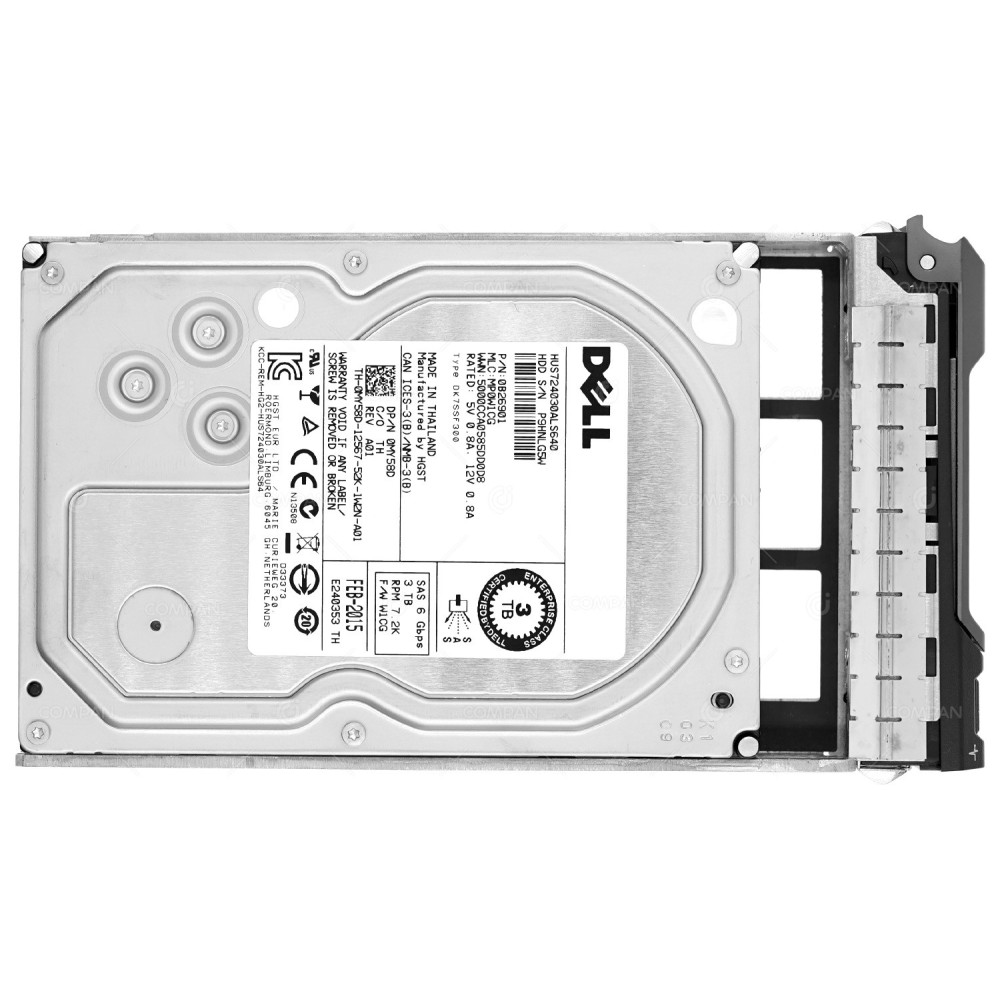 MY58D DELL HDD 3TB 7.2K SAS 6G 3.5" LFF HOT-SWAP