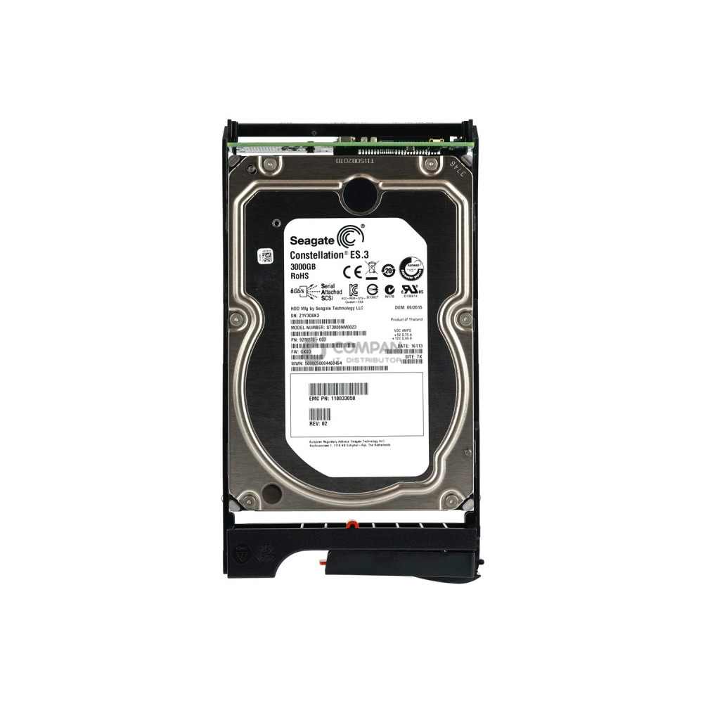 005032933 EMC HDD 3TB 7.2K SAS 6G 3.5" LFF