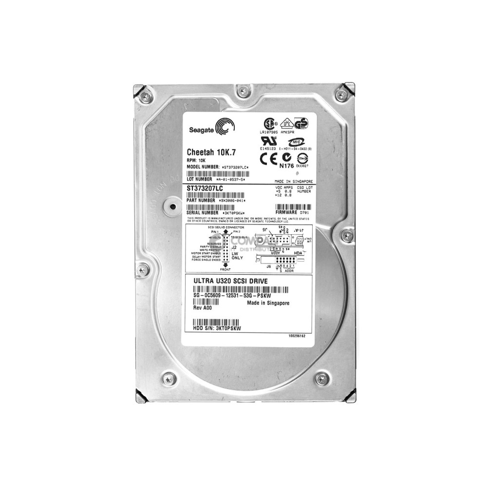 C5609 DELL HARD DRIVE 73GB 10K U320 3.5 SCSI