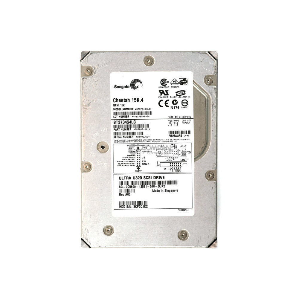 C5690 DELL HARD DRIVE 73GB 15K U320 80PIN