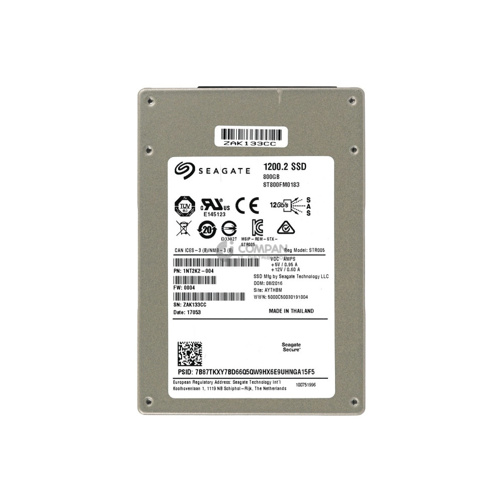 ST800FM0183 SEAGATE SSD 800GB SAS 12G