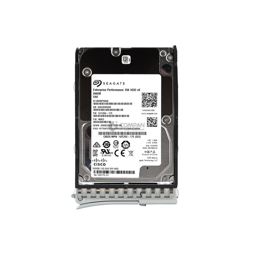 UCS-HD300G15K12N CISCO 300GB 15K 12G SAS 2.5 SFF FOR USC-C240 M5